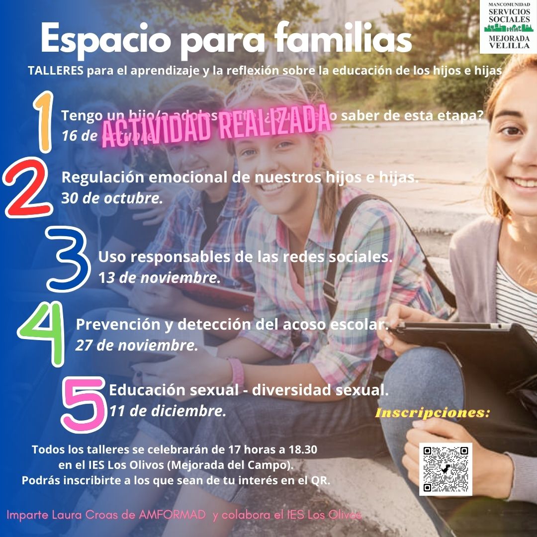 Espacio para familias. Nueva sesión